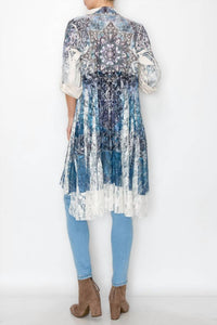 Origami - Sueded Lace Duster