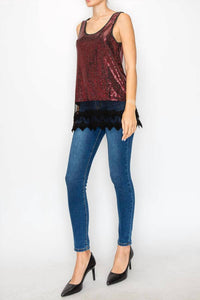 Origami - Women's Sparkly Tank Top
