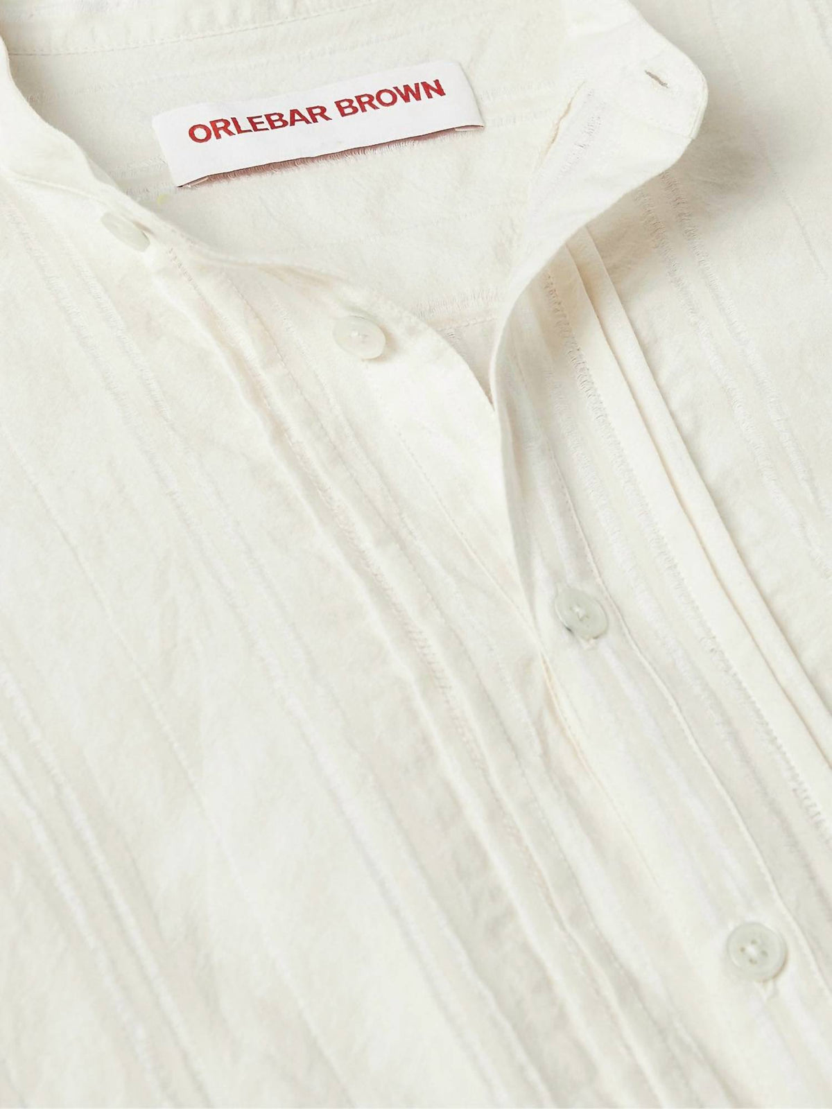 Orlebar Brown - Hemlock Grandad Collar Shirt