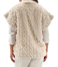 Orly - Faux Fur Cable Gilet