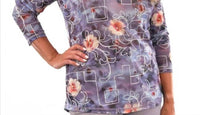 Orly - Mesh Floral Print Top
