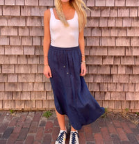 Ottod'Ame - Linen Long Skirt