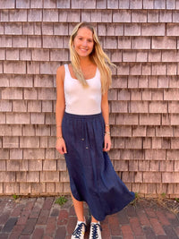 Ottod'Ame - Linen Long Skirt