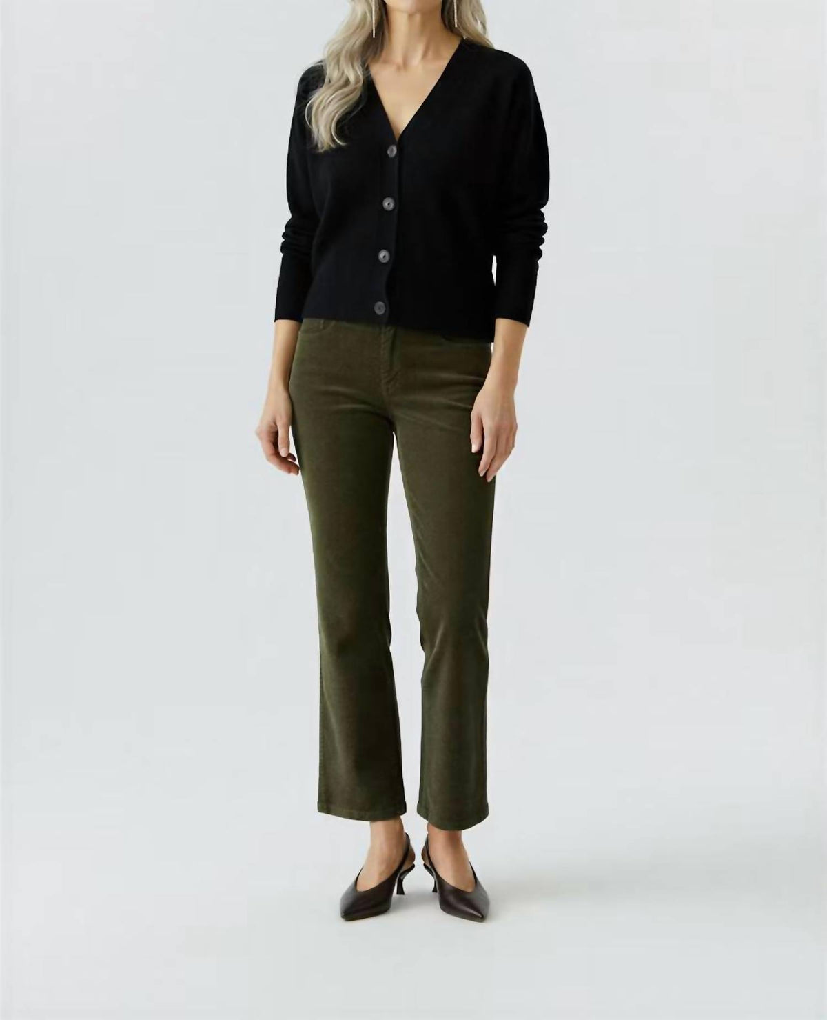Oui - Cordhose Pant