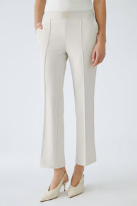 Oui - Flared Leg Slim Trousers
