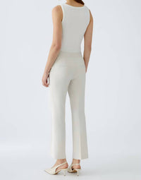 Oui - Flared Leg Slim Trousers