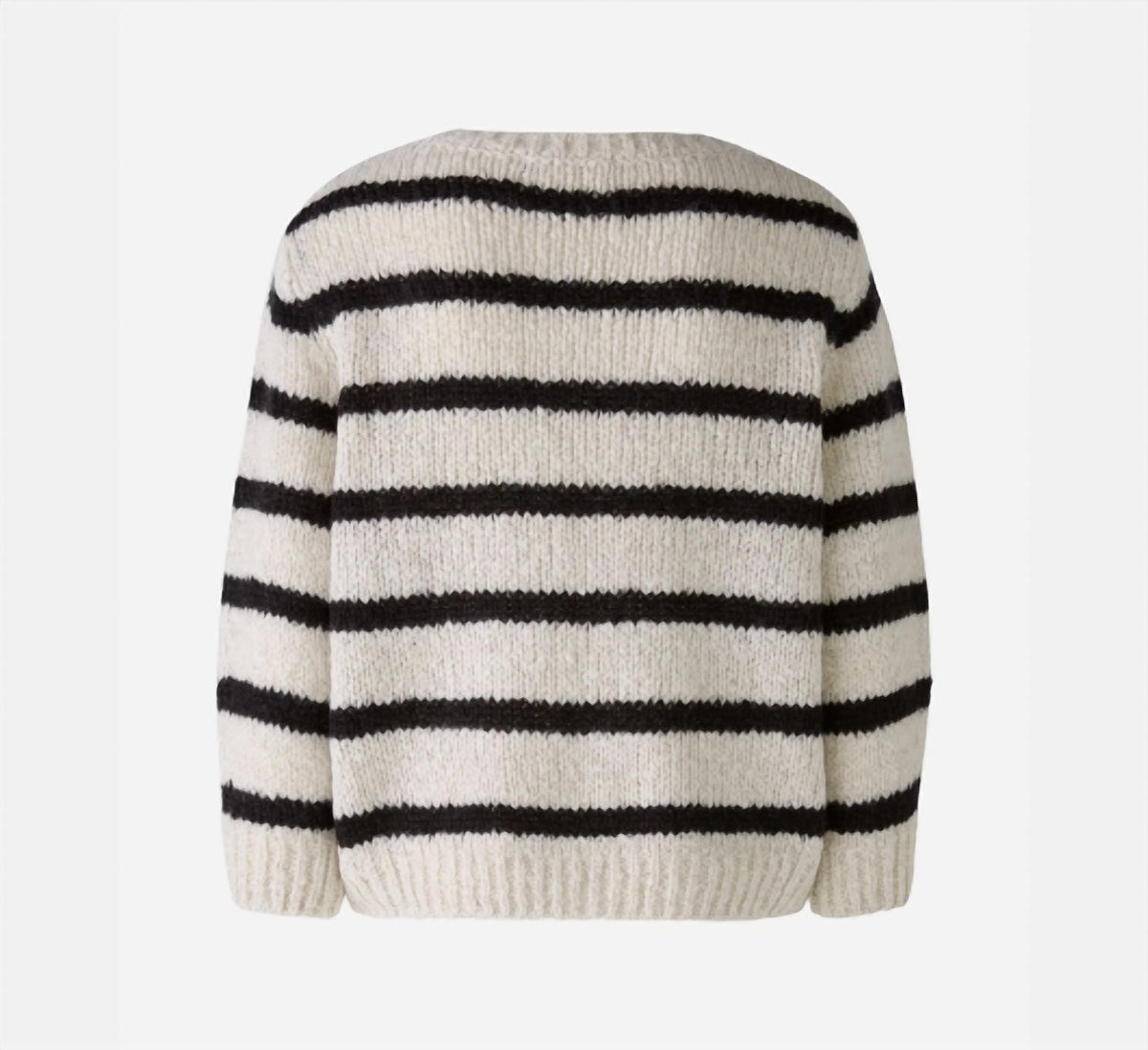 Oui - Stripe Crew Sweater