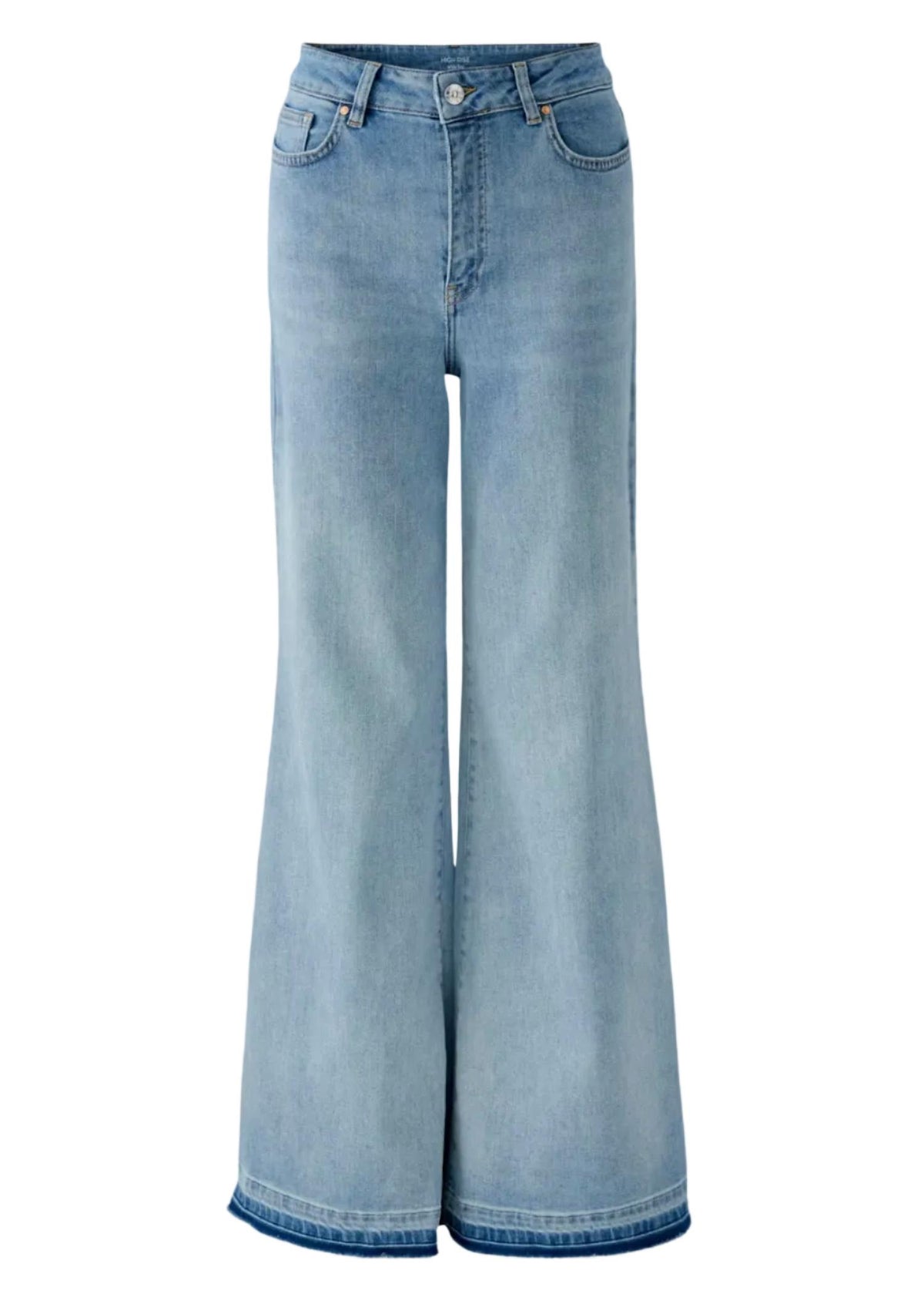 Oui - Wide-cut Flared Jeans