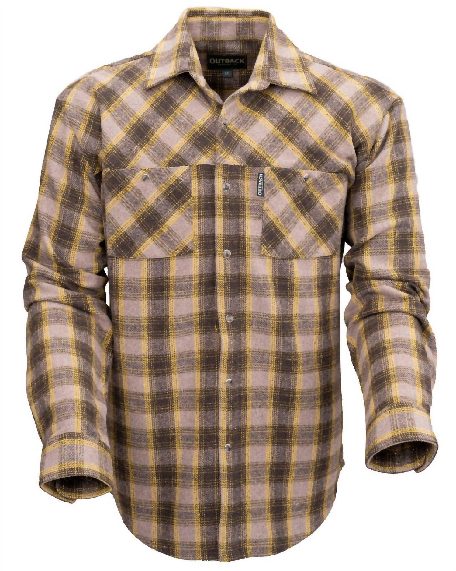 Outback Trading Co. - Greyson Shirt - brown - casual - button - down - shirts - clothing