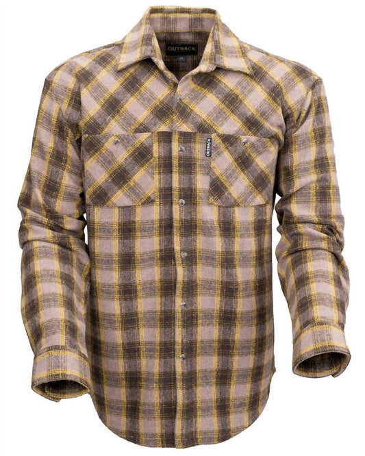 Outback Trading Co. - Greyson Shirt - brown - casual - button - down - shirts - clothing