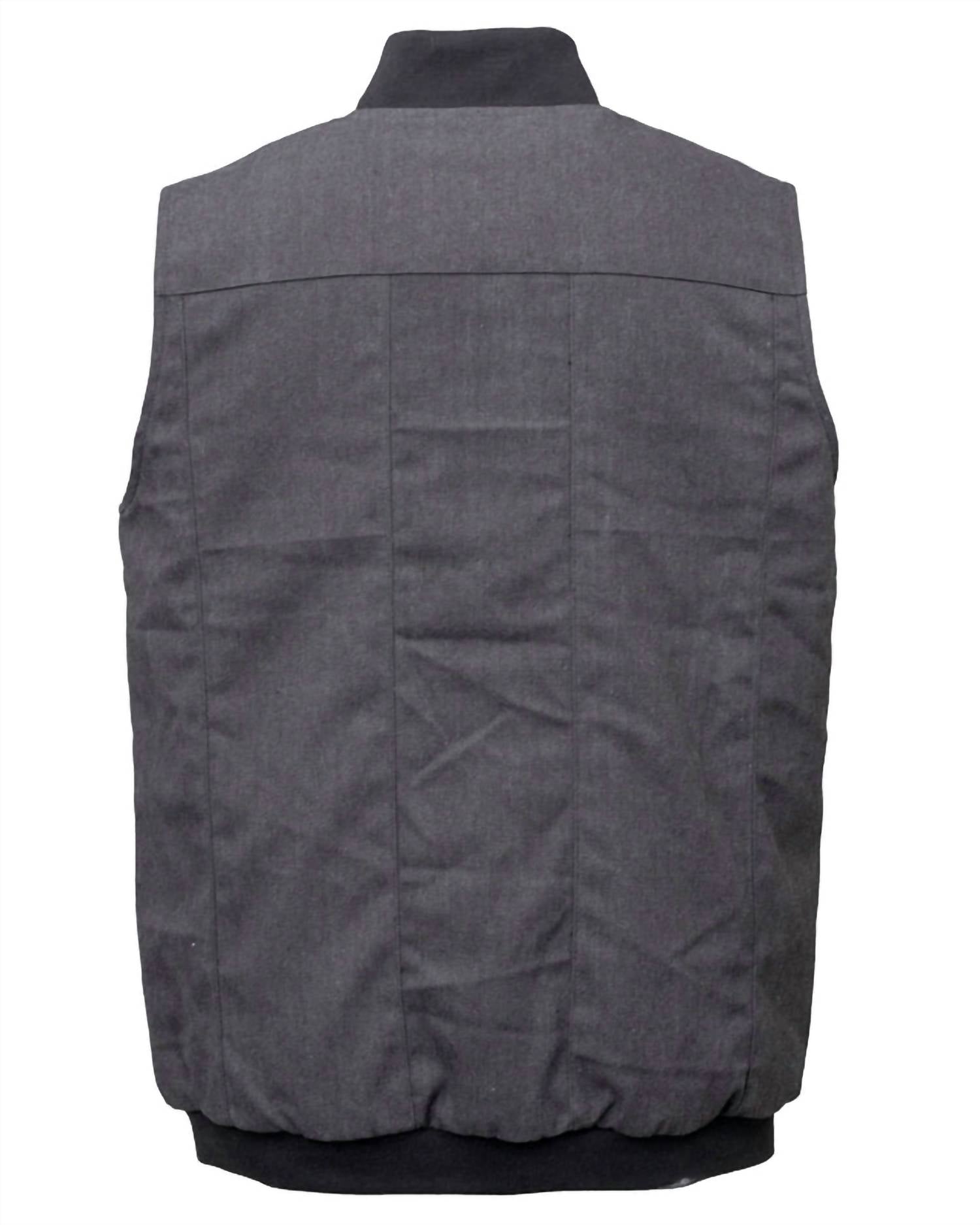 Outback Trading Co. - Men’s Rowan Zip Up Vest - black - clothing - jackets