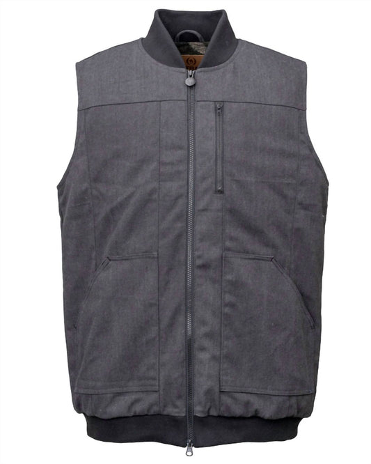 Outback Trading Co. - Men’s Rowan Zip Up Vest - black - clothing - jackets