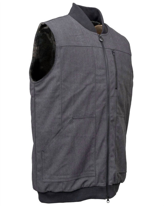 Outback Trading Co. - Men’s Rowan Zip Up Vest - black - clothing - jackets