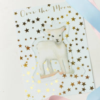 Over The Moon - Lamb Display Ornament