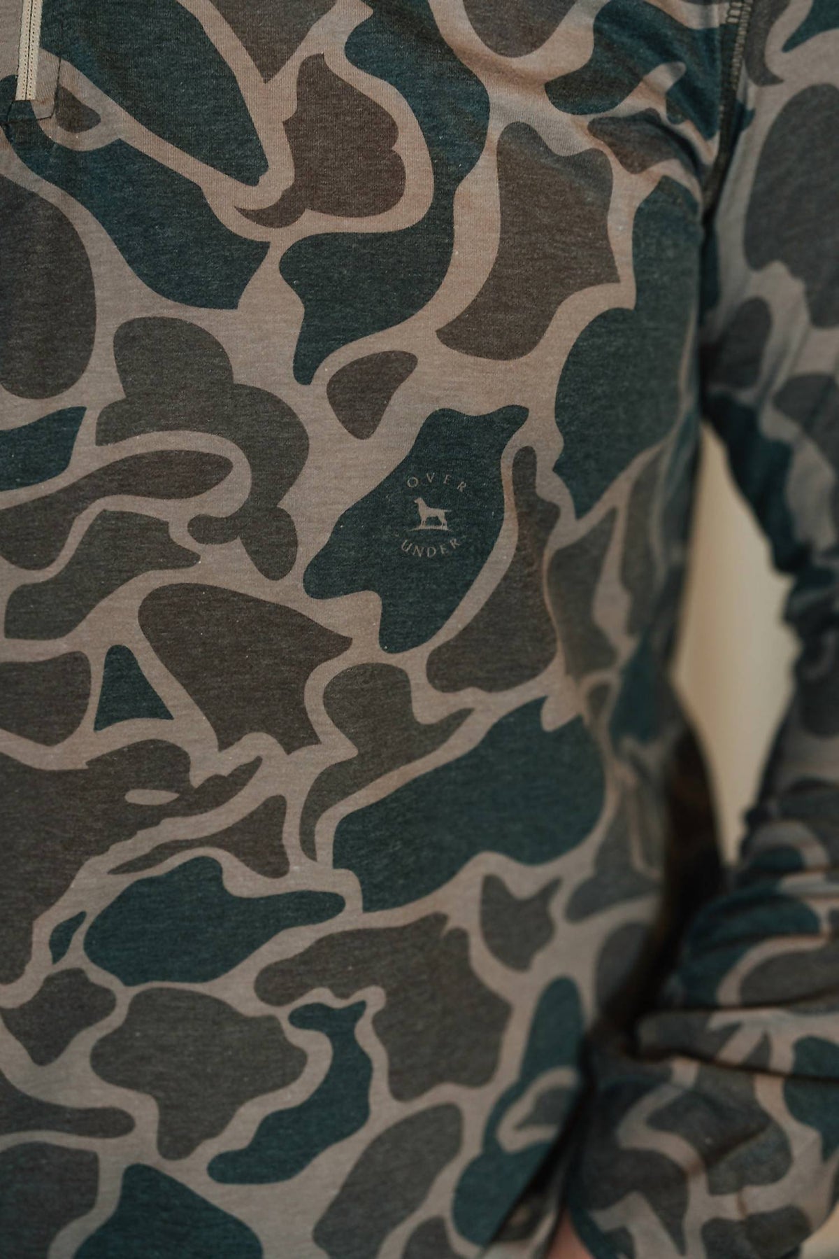 Over Under - Duck Camo 1/4 Zip Pullover