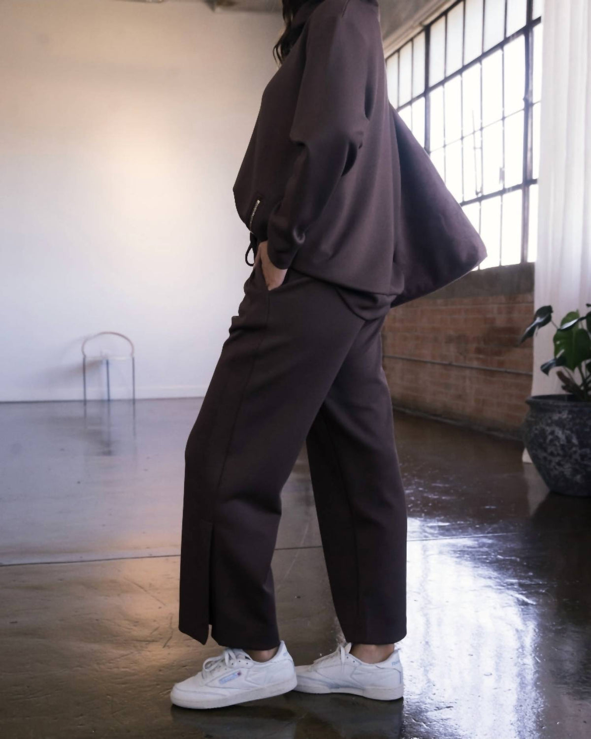 P.Cill - Tru Side Binding Wide Leg Pants