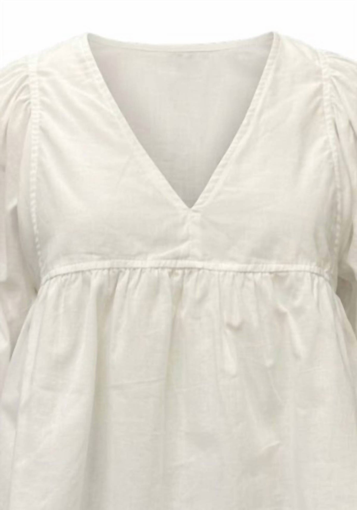 P.Cill - Women's Cotton V-neck Blouse