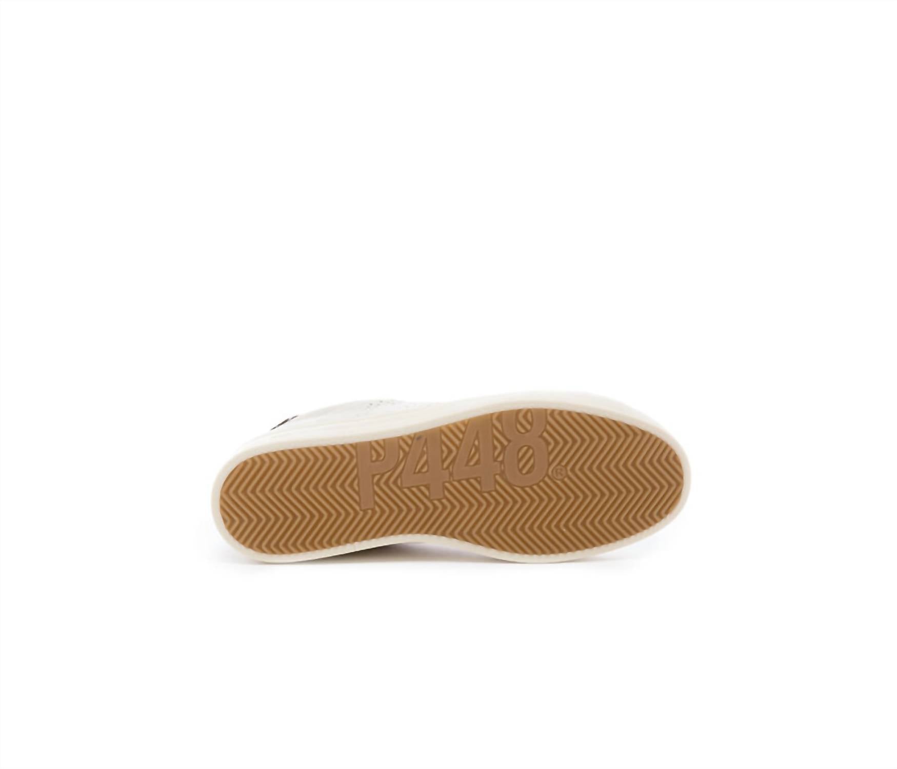 P448 - Women's Johnre Sneaker - shoes - sneakers - white