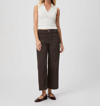 Paige - Anessa Rich Pants - brown - clothing - cotton - blend