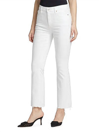 Paige - Claudine Flared Ankle-crop Jeans