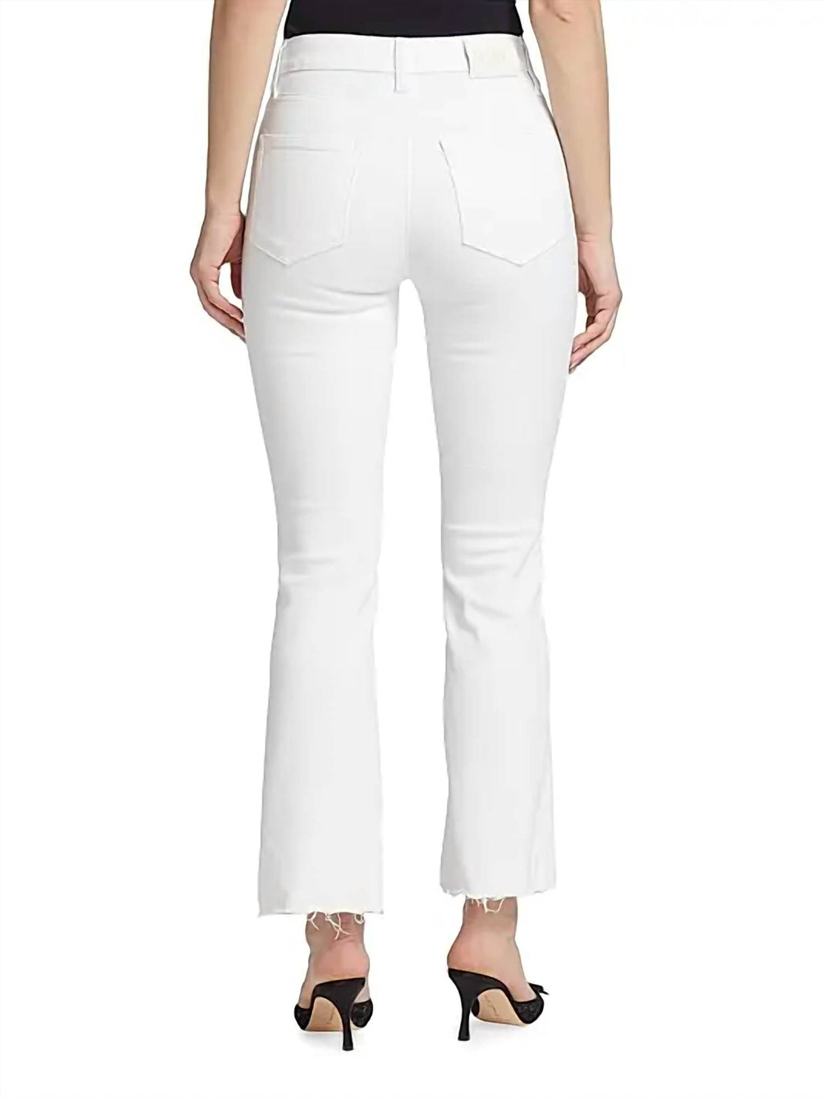 Paige - Claudine Flared Ankle-crop Jeans