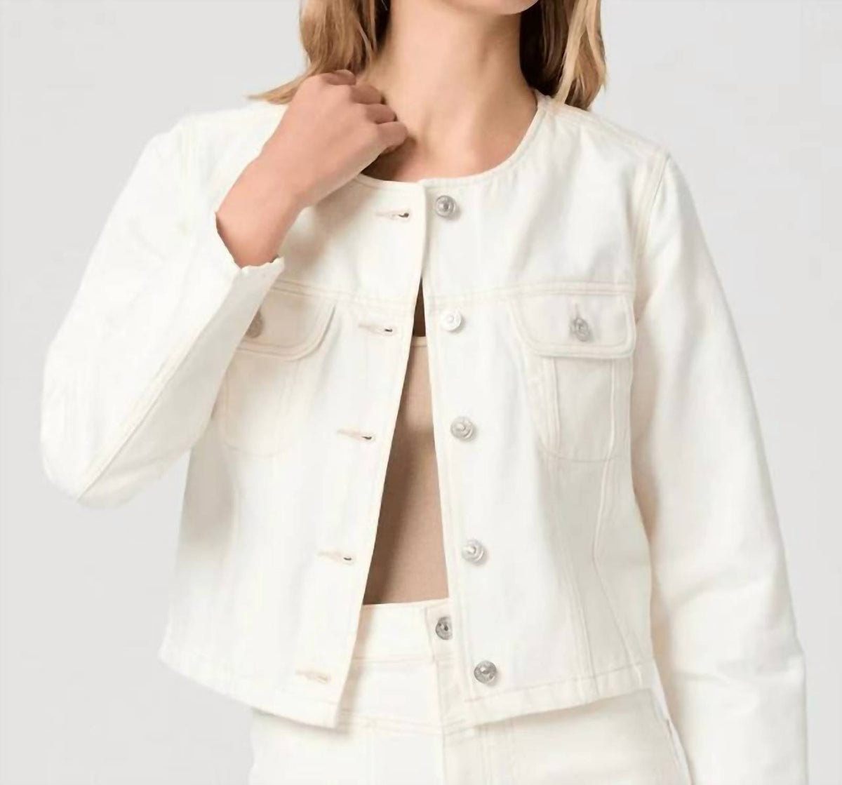 Paige - Dean Collarless Jacket
