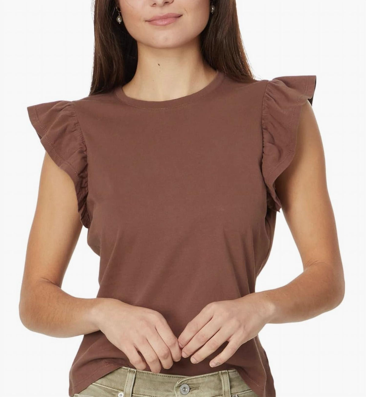 Paige - Erissa Ruffle Sleeve Tee