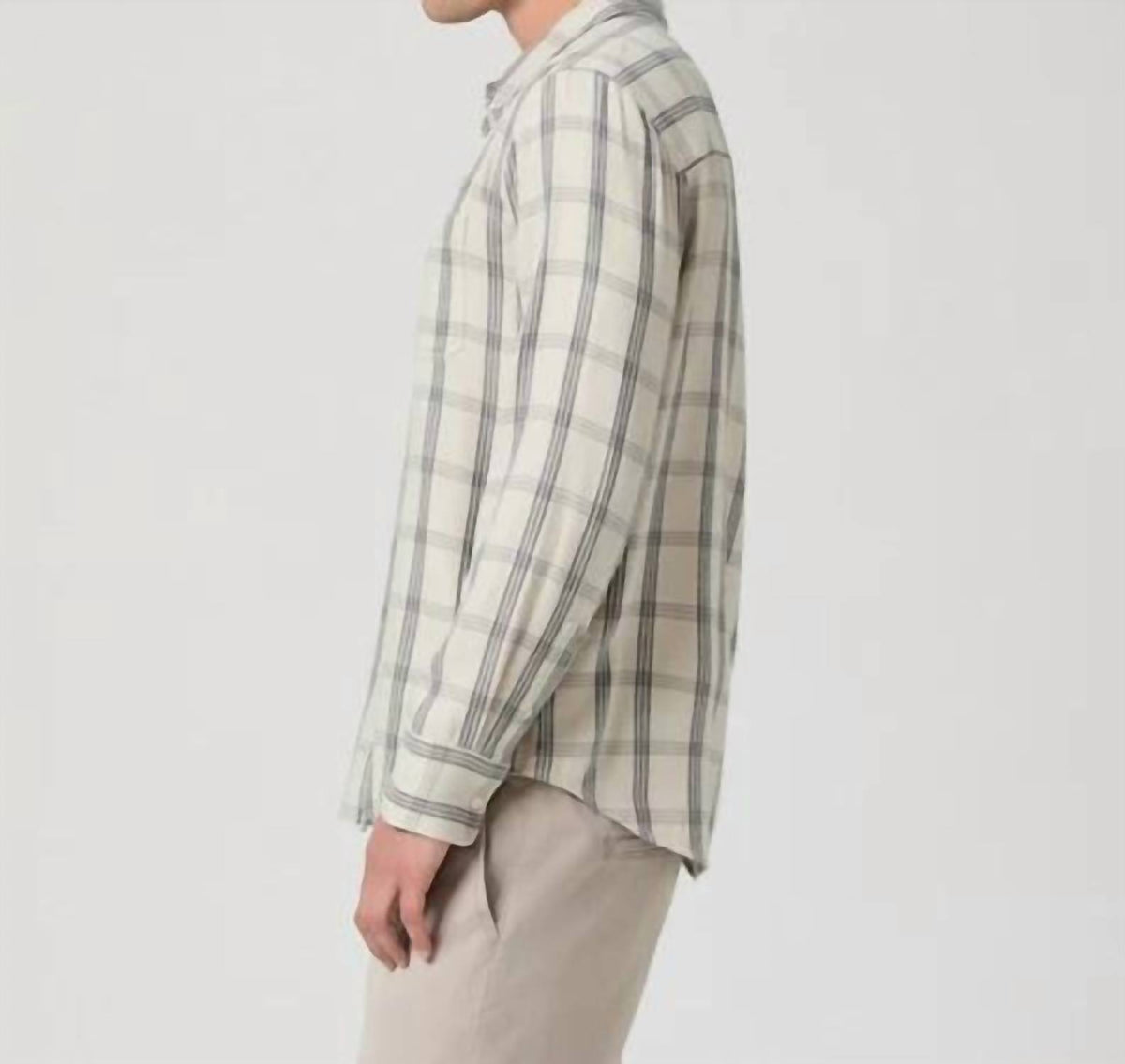 Paige - Everett Check Plaid Button Down Shirt