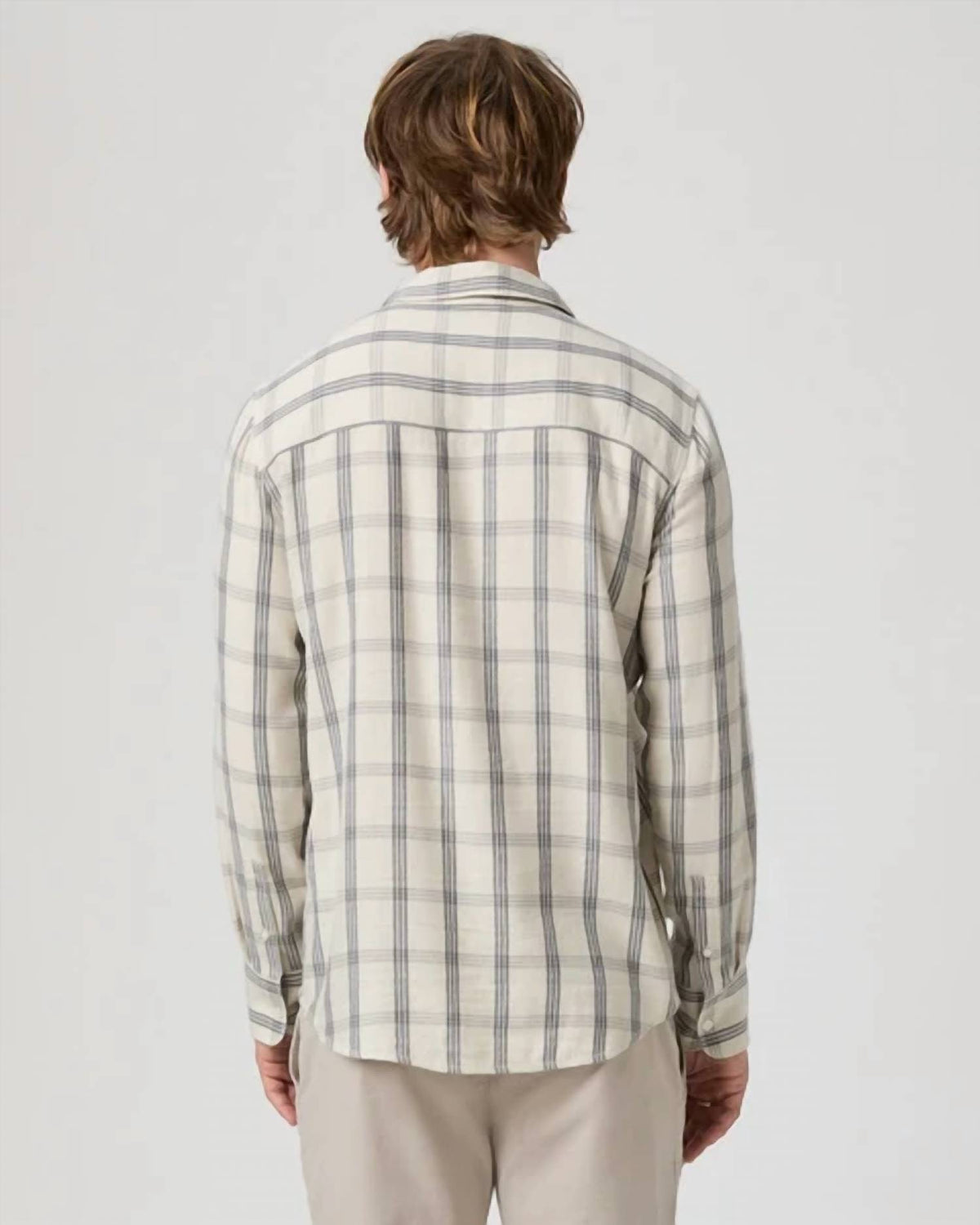 Paige - Everett Check Plaid Button Down Shirt