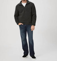 Paige - Horton Textured Fleece Half Zip Pullover Sweater