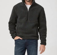 Paige - Horton Textured Fleece Half Zip Pullover Sweater