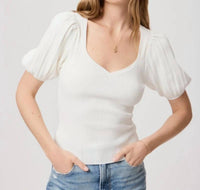 Paige - Maie Short Sleeve Sweater Top