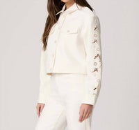Paige - Michele Embroidered Floral Jacket