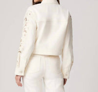 Paige - Michele Embroidered Floral Jacket