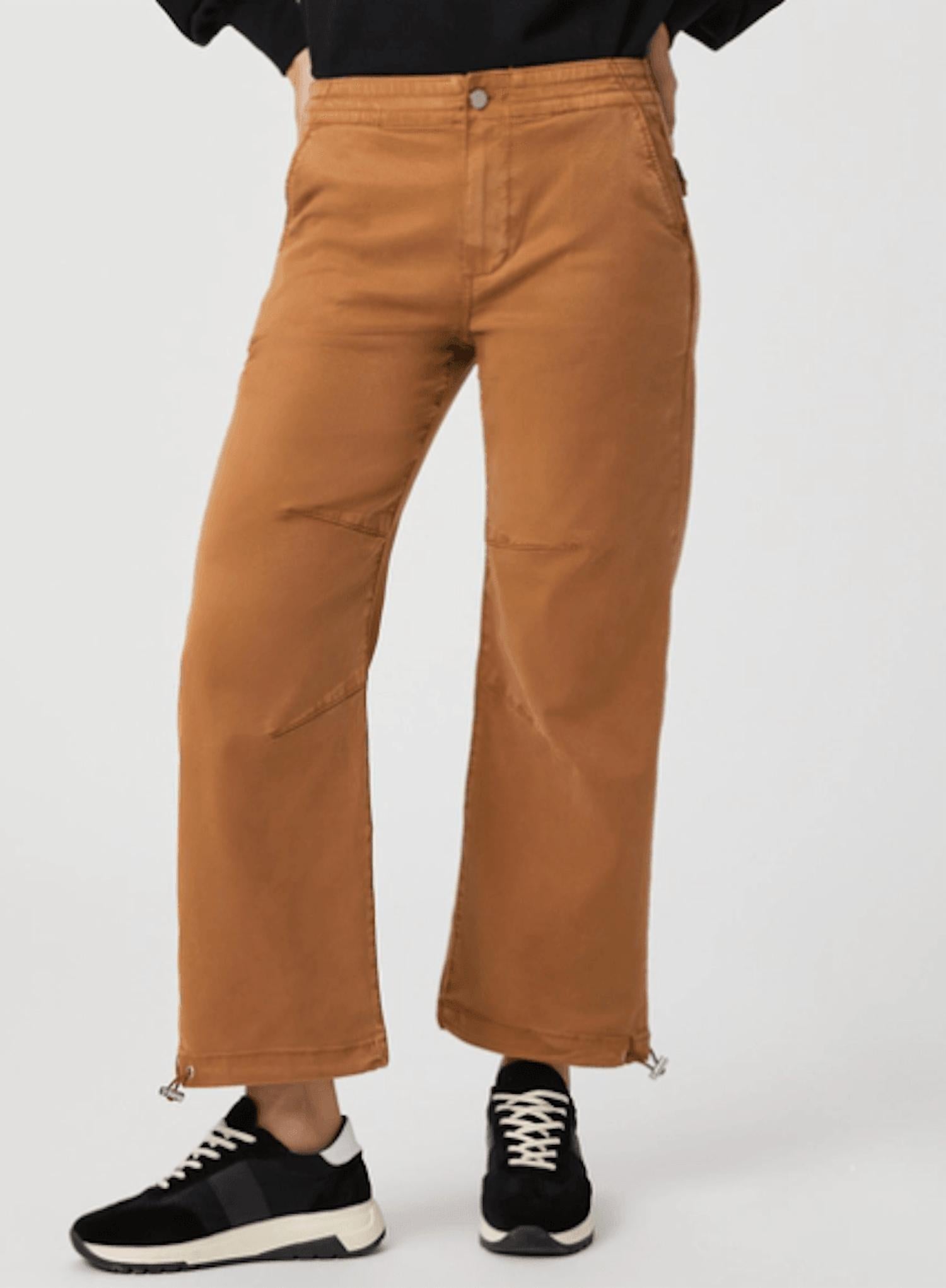 Paige - Reid Jogger Jeans - brown - clothing - high - rise