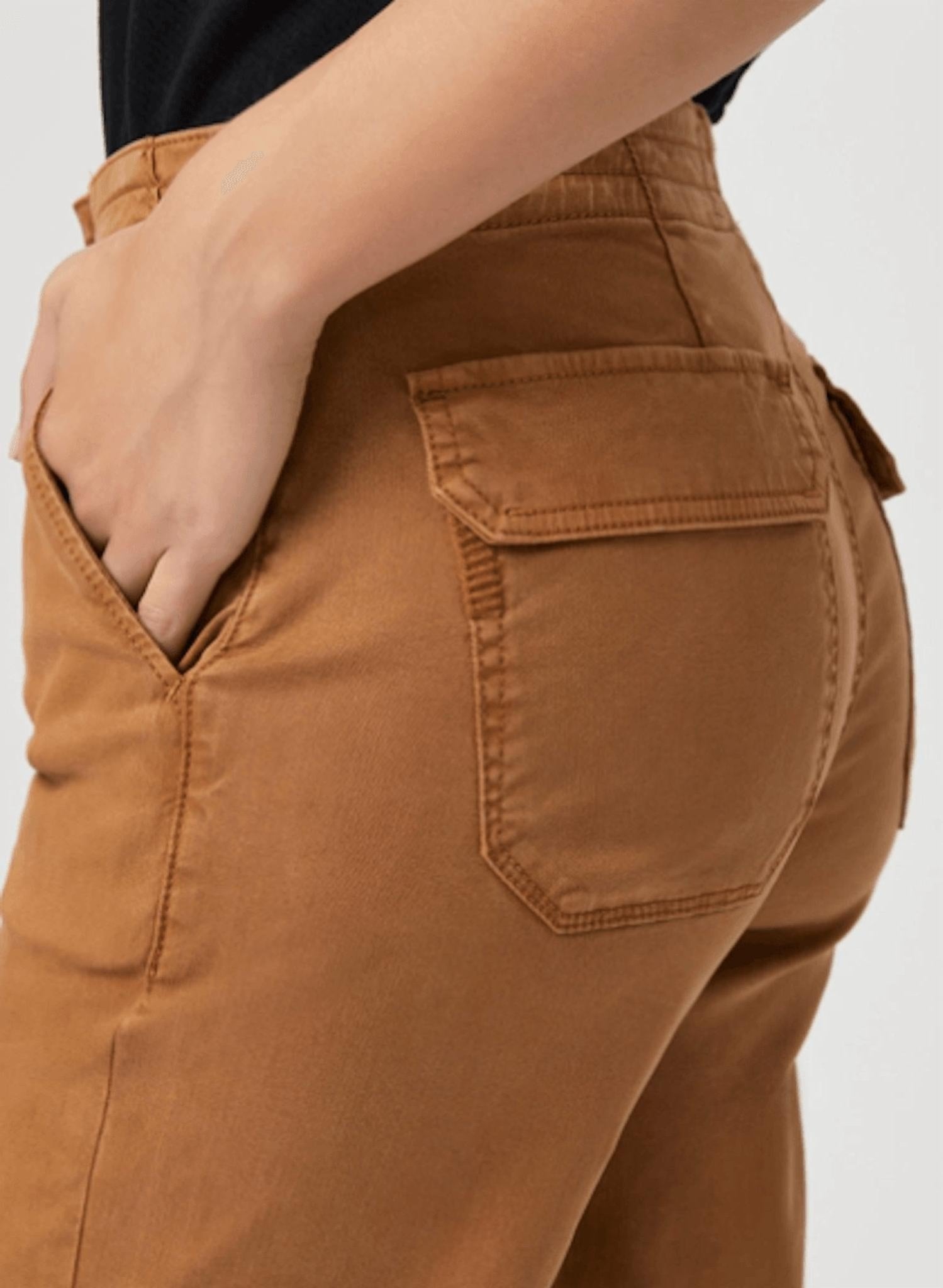 Paige - Reid Jogger Jeans - brown - clothing - high - rise