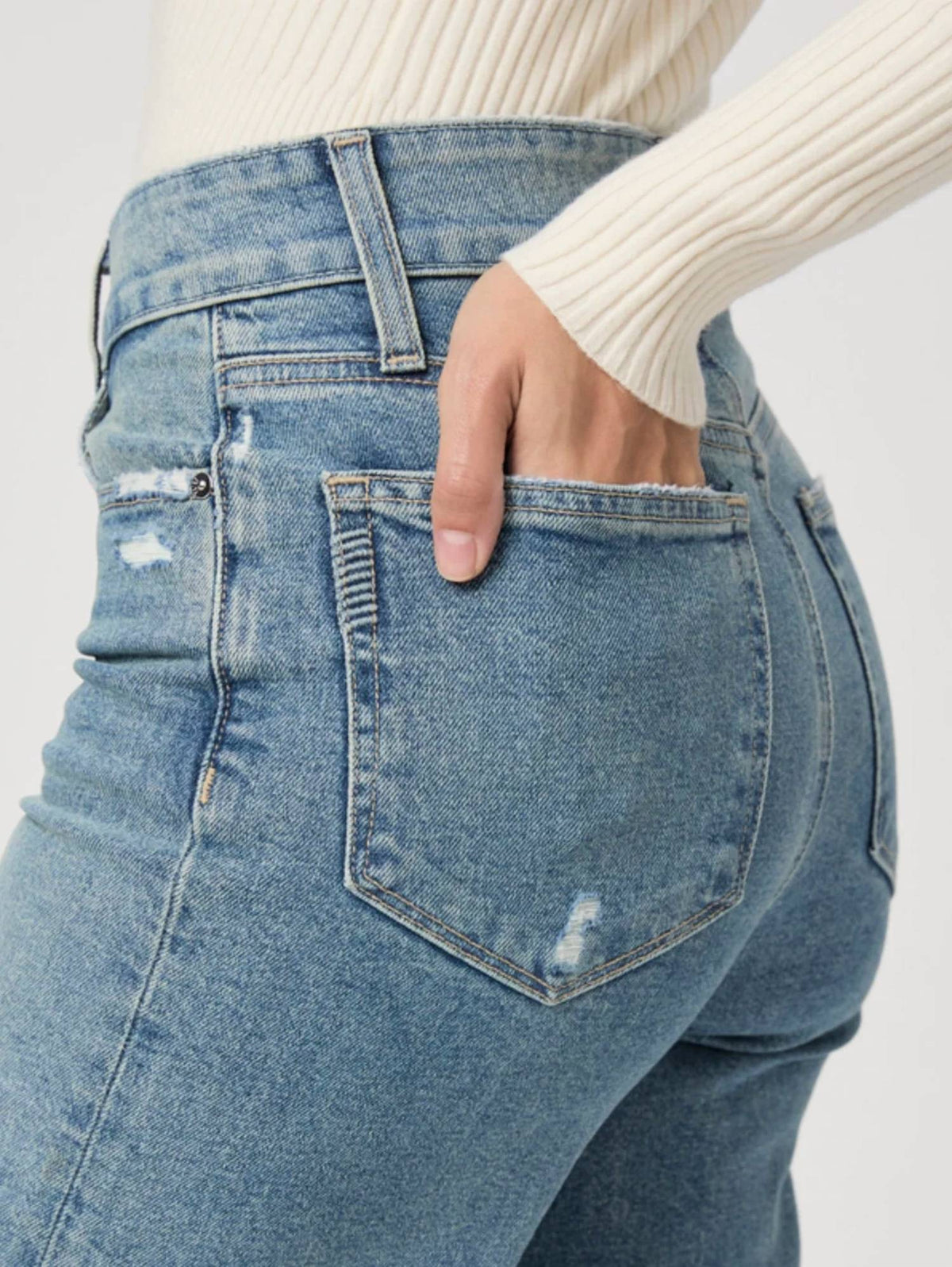 Paige - Sasha Lovejoy Distressed Jean