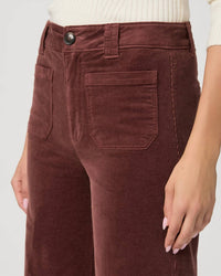 Paige - Sasha Patch Pocket Pants - brown - clothing - pants