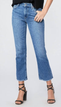 Paige - Vintage Colette Crop Flare Jeans - ankle - blue - clothing