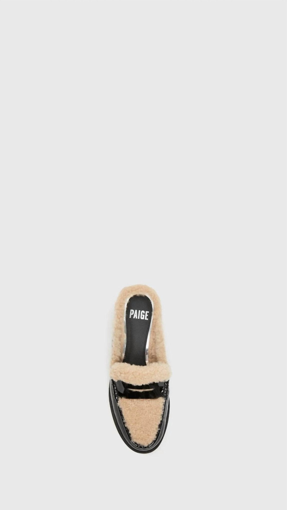 Paige - Women's Denim Emmett Mule - black - flats - leather