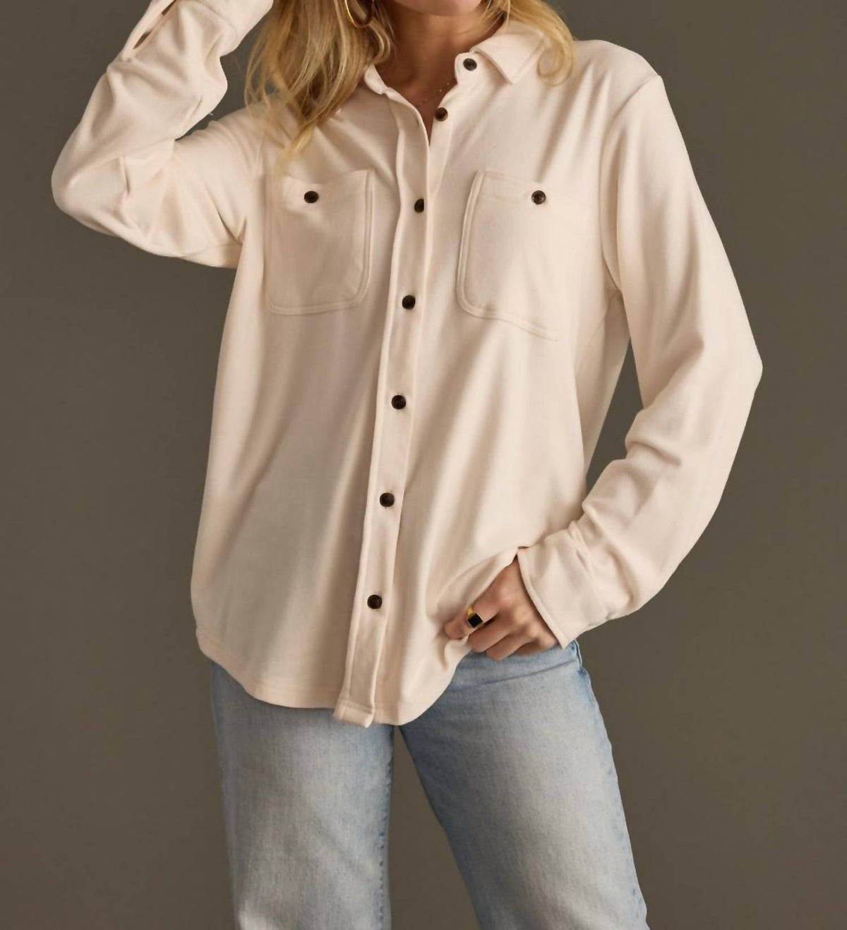 Panache Apparel - Super Soft Button Up Top