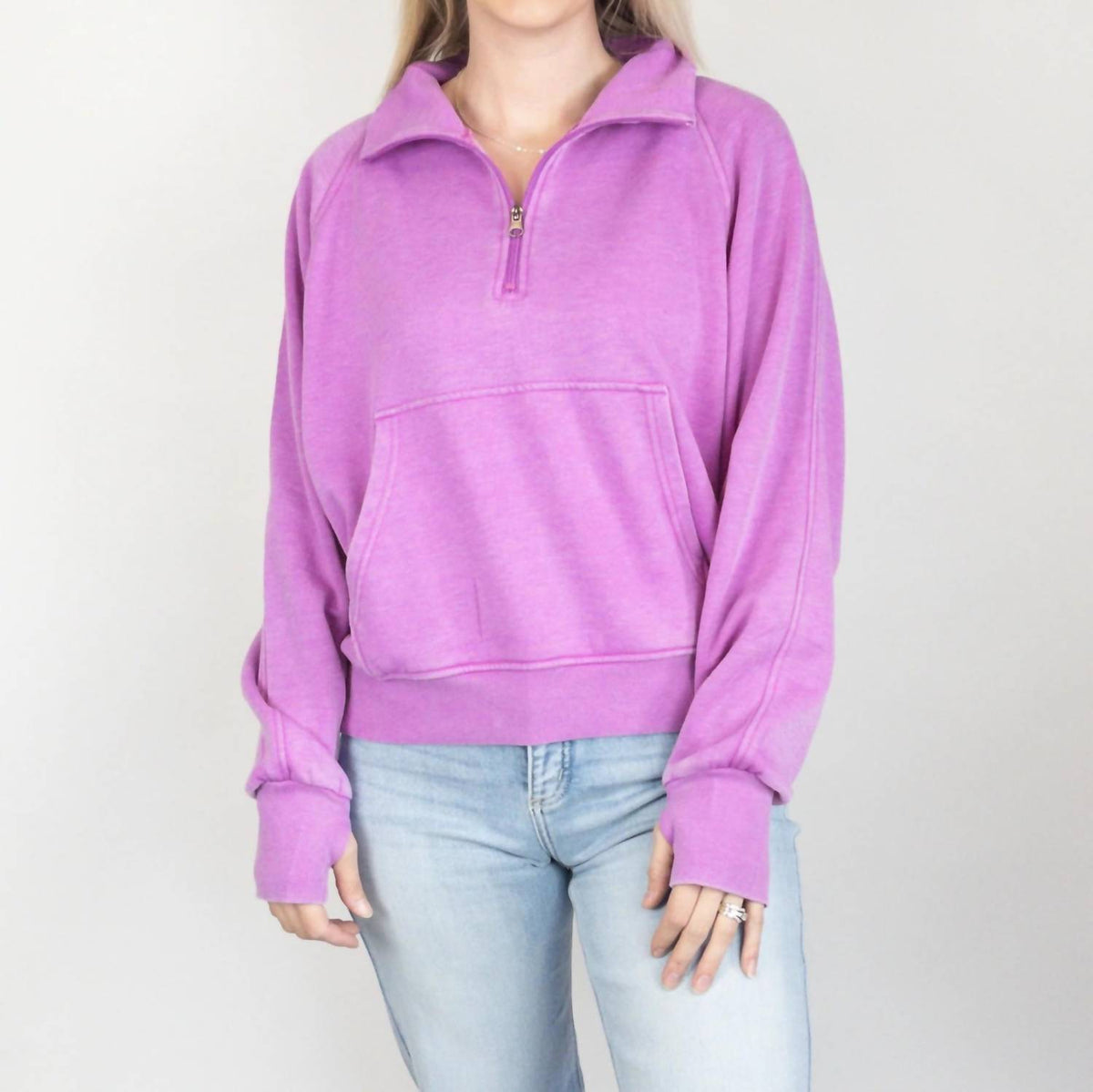 Panache Apparel - Quarter Zip Sweatshirt