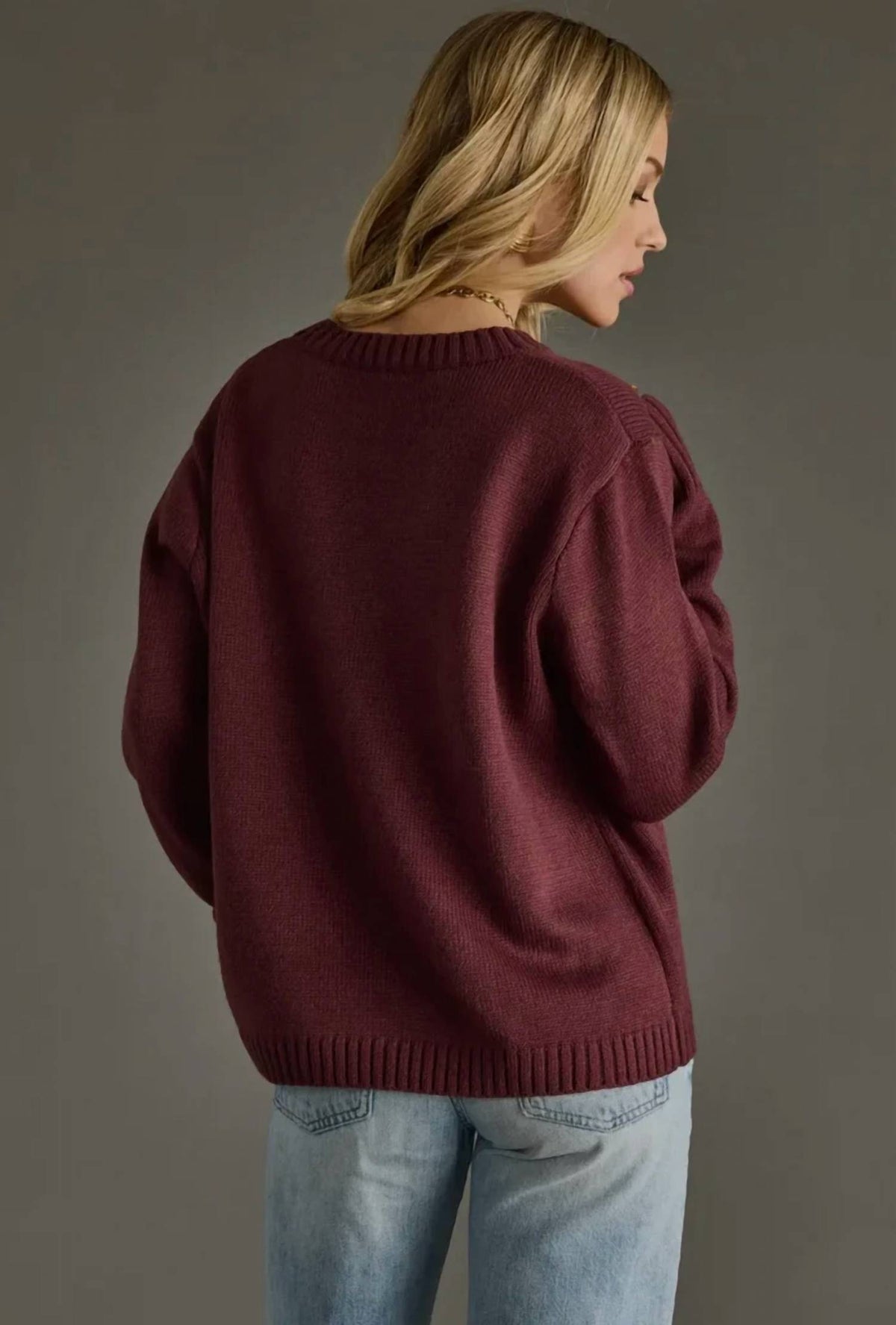 Panache Apparel - Wine Weather Sweater