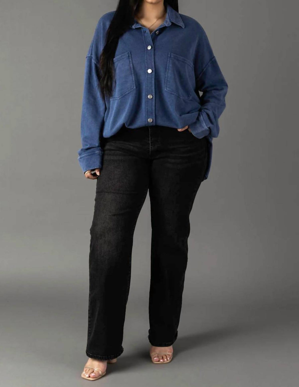 Panache - Kaitlyn Oversized Button Up Shacket