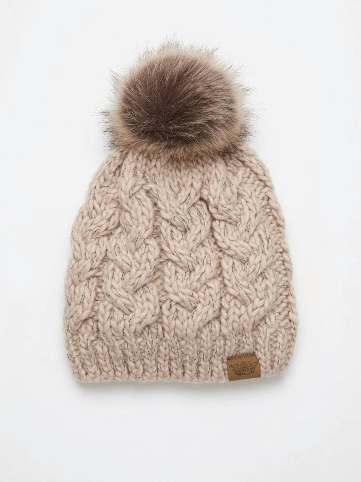 Panache - Women's Cable Knit Pom Hat