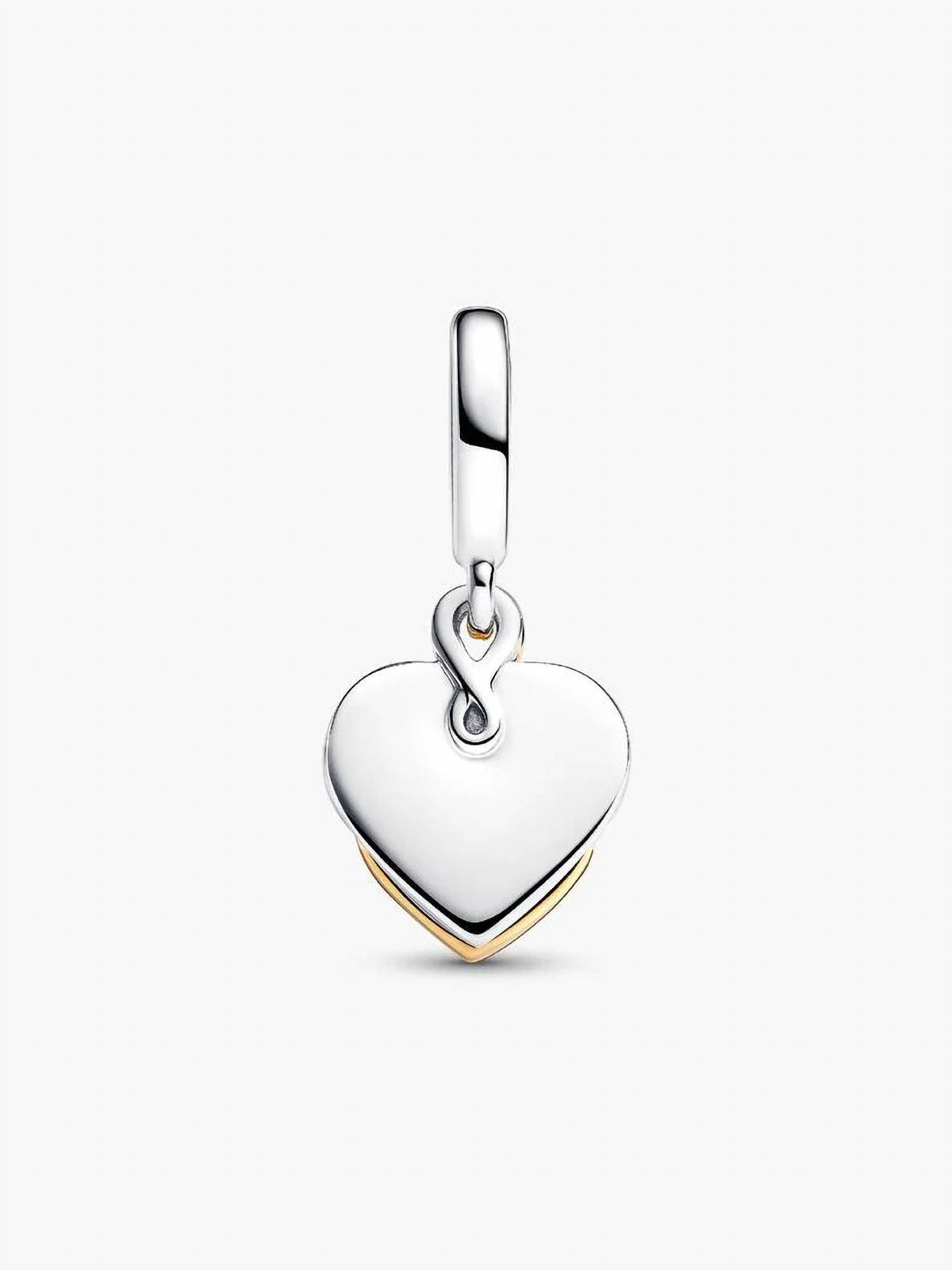 Pandora - Lab-grown Diamond Engravable Mom Double Dangle Charm