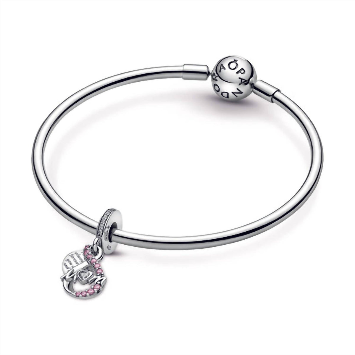 Pandora - Mom Infinity Pave Double Dangle Charm