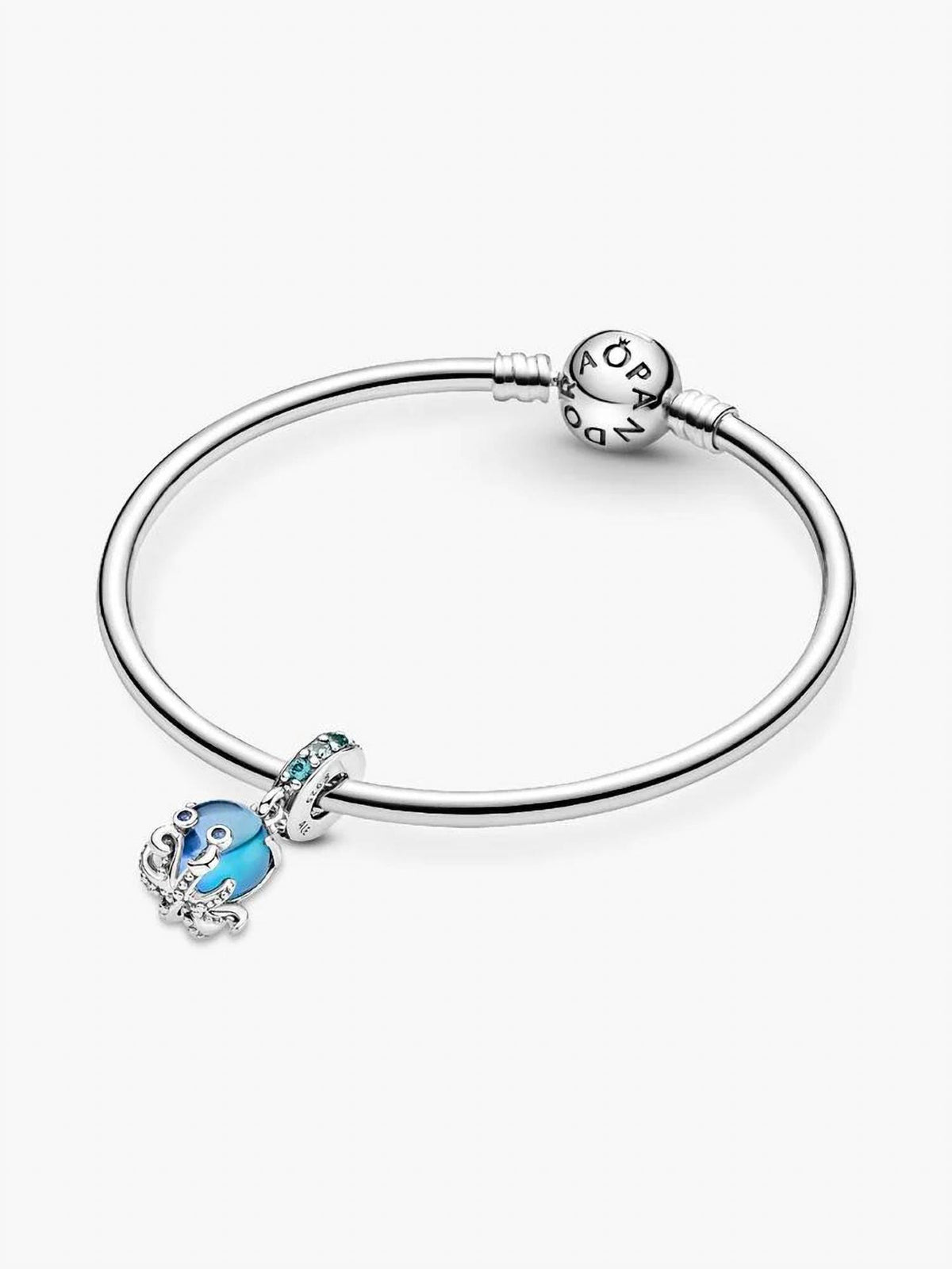 Pandora - Murano Glass Cute Octopus Dangle Charm