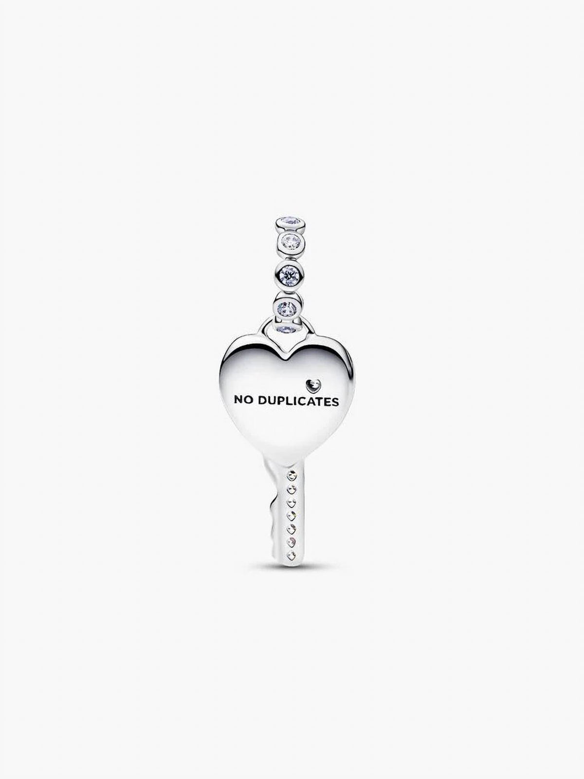 Pandora - Opalescent Heart Key Dangle Charm