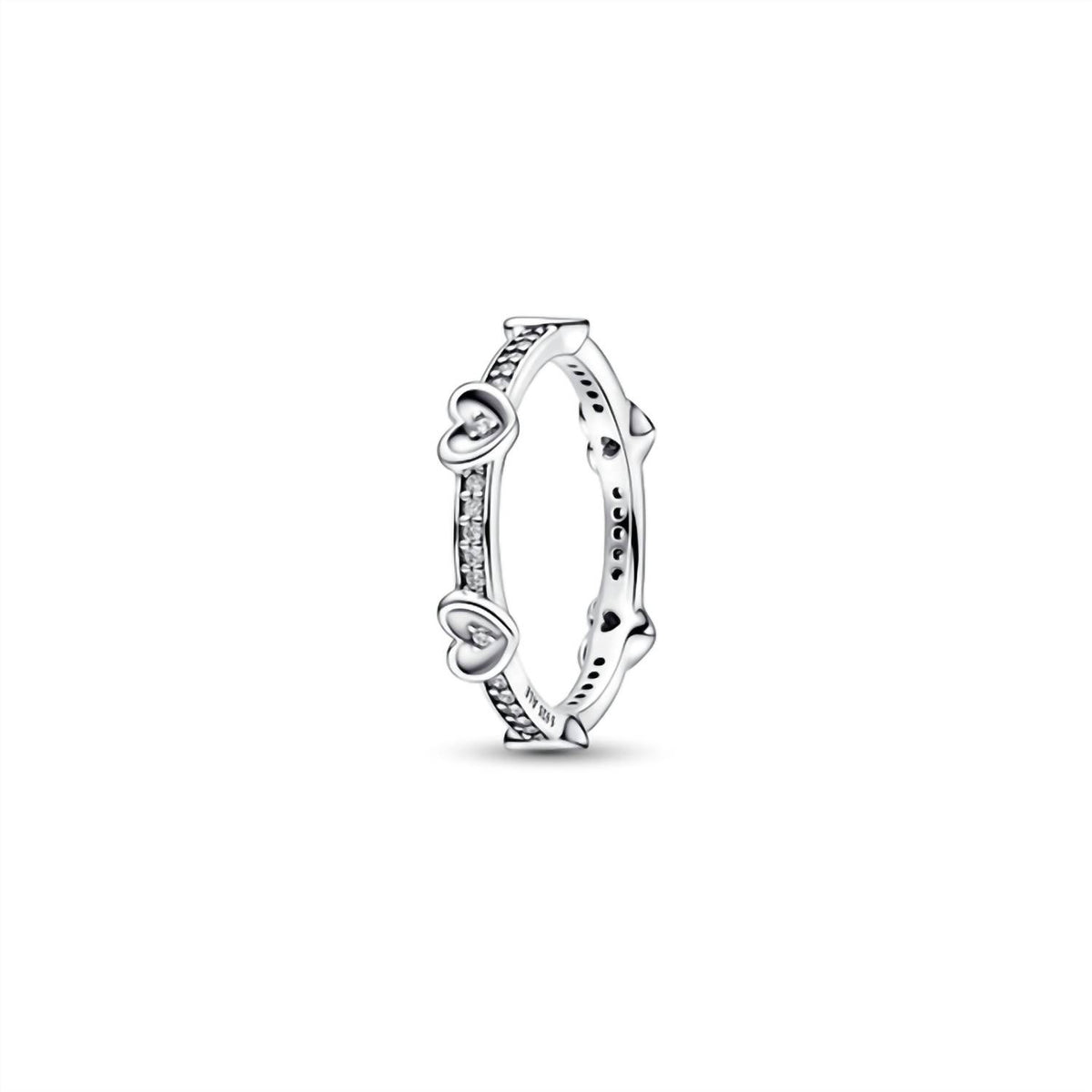Pandora - Radiant Sparkling Heart Ring